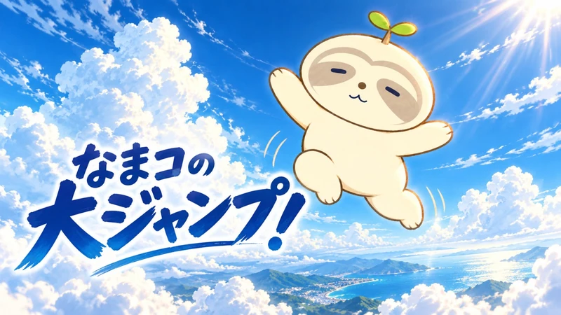 なまコの大ジャンプ！