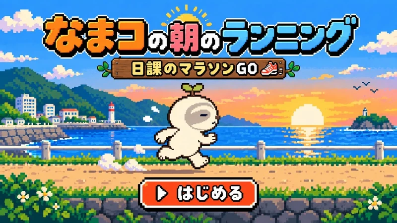 なまコの朝のランニング