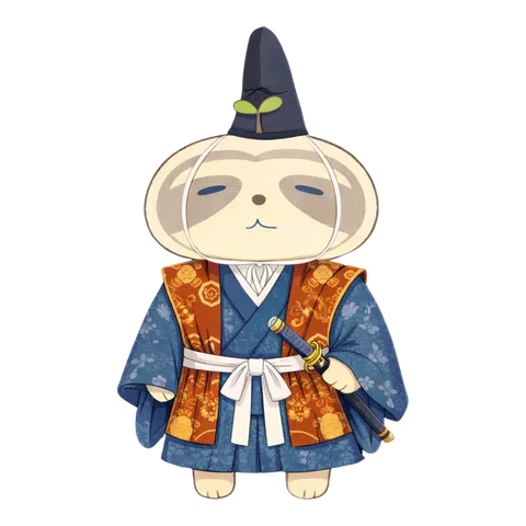 青い鎧を着たなまコ