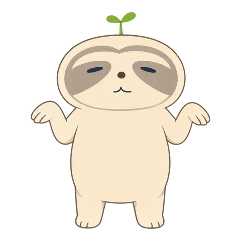 肩をすくめるなまコ