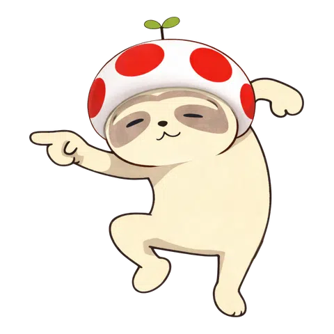 キノコの帽子のなまコ