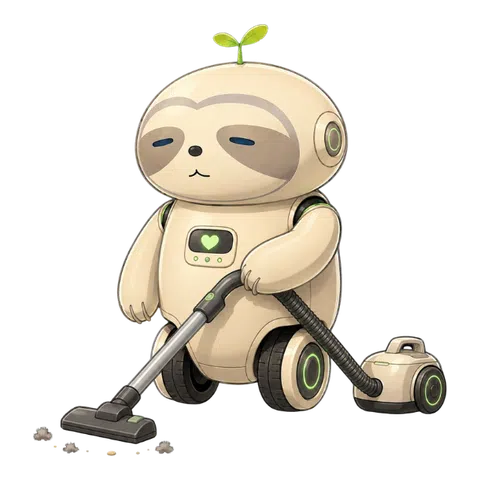 掃除するロボットのなまコ