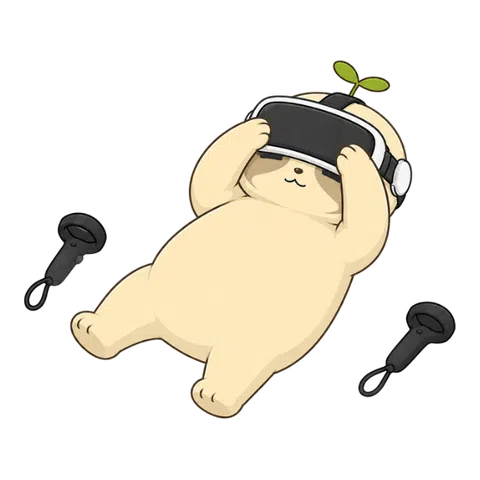 VRで足を上げるなまコ