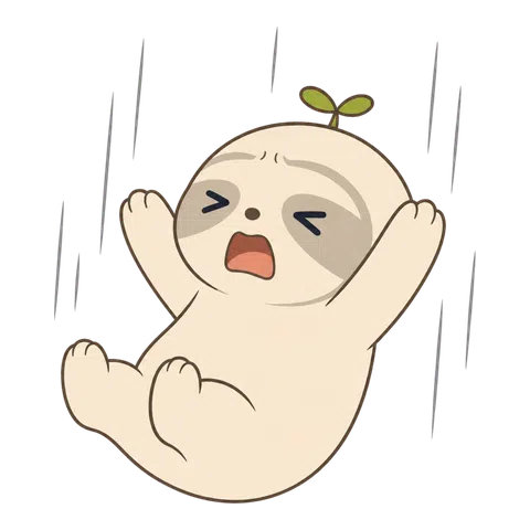 手足を上げて落ちるなまコ