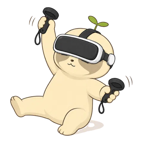 VRで跳び上がるなまコ
