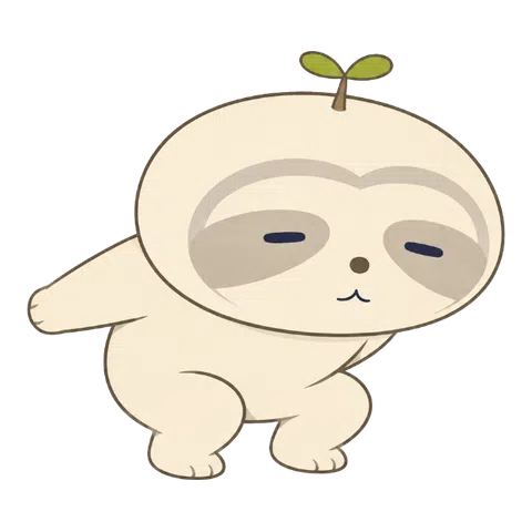 かがんで見上げるなまコ