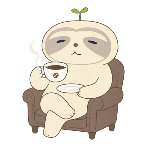 椅子でくつろぐなまコ
