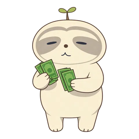 お札を数えるなまコ
