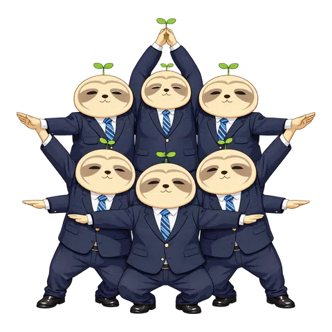 組体操をするなまコ