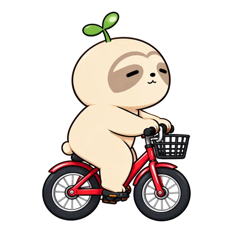 横向きに自転車に乗るなまコ