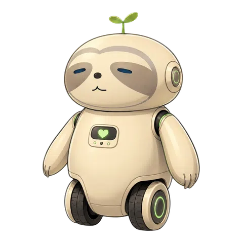 座るロボットのなまコ