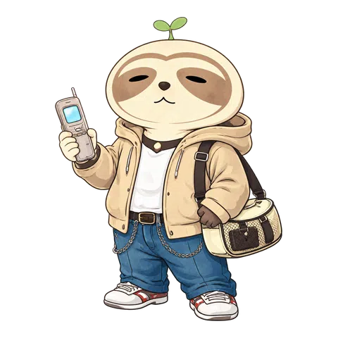 携帯電話を持つなまコ