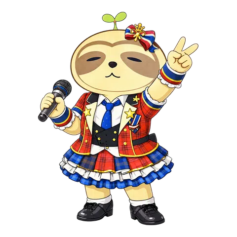 赤い衣装のアイドルのなまコ