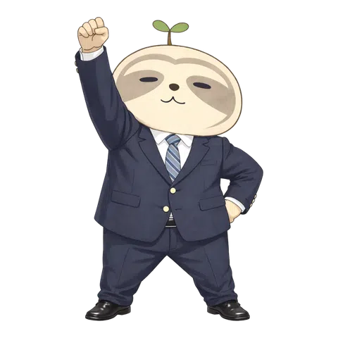 制服で拳を上げるなまコ