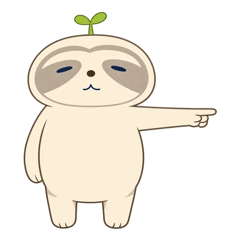右を指さすなまコ