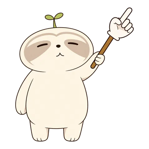指さし棒を持つなまコ