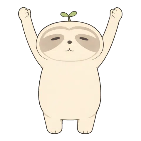 拳を上げて喜ぶなまコ