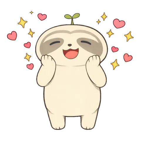 ハートに囲まれるなまコ
