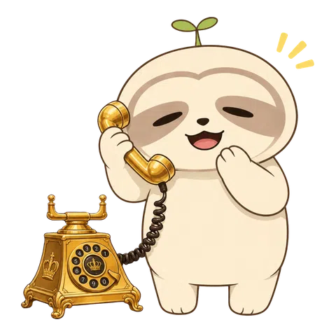 電話で笑うなまコ