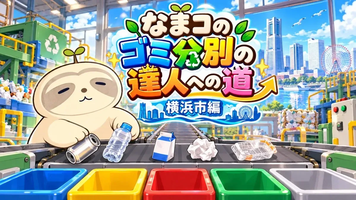 なまコのゴミ分別の達人への道 横浜市編